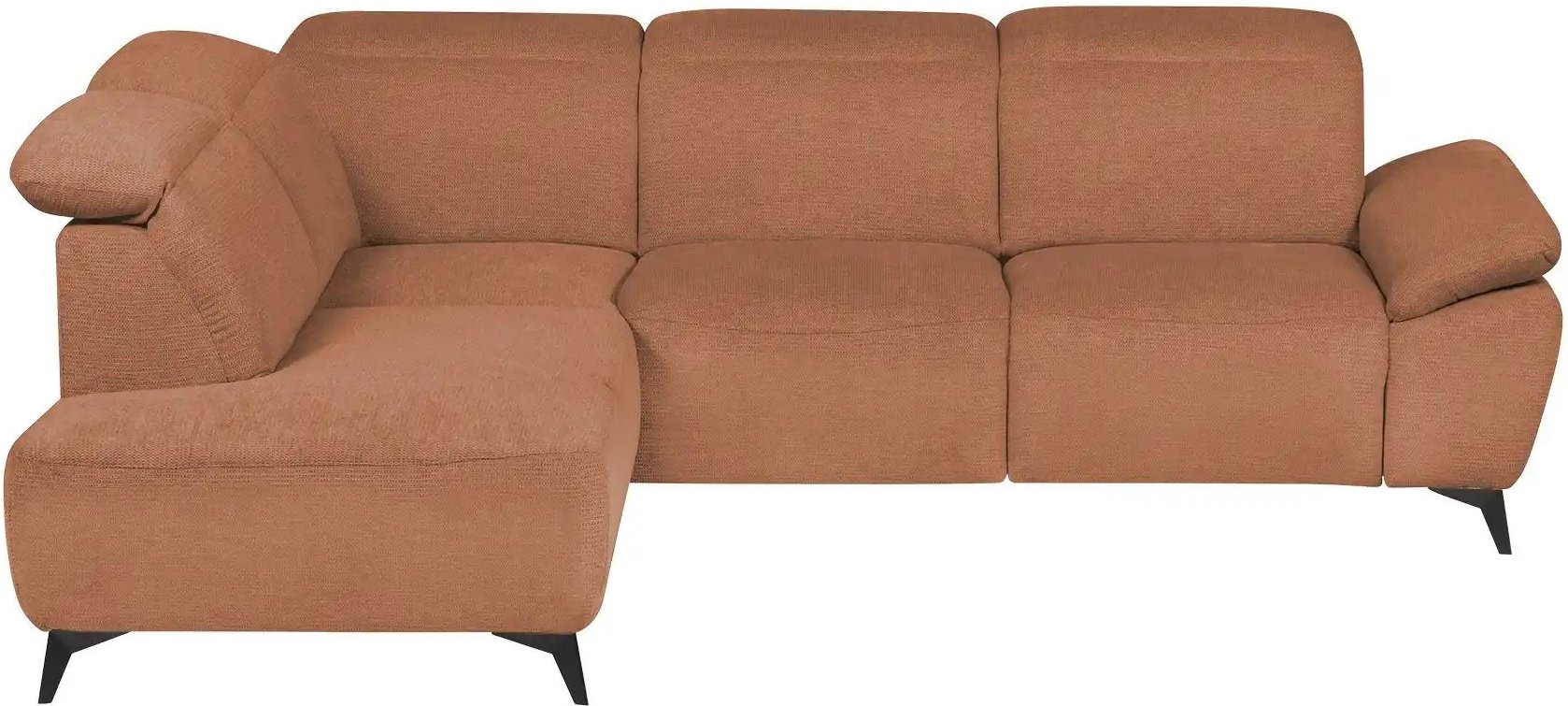 Thumbnail - uno Ecksofa Belfast ¦ kupfer ¦ Maße (cm): B: 260 H: 100 T: 203.0 Polstermöbel > Sofas > Ecksofas - Höffner