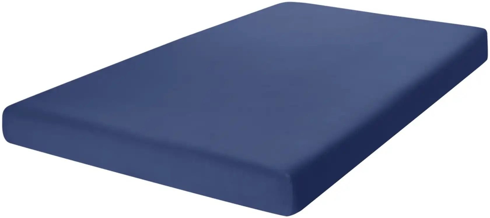 como Spannbetttuch Uni Jersey 2010 ¦ blau ¦ Maße (cm): B: 180 Bettwaren > Bettlaken - Höffner