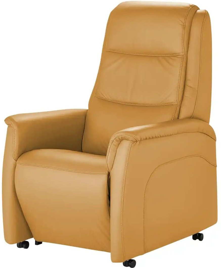 Hukla Ledersessel mit verschiedenen Funktionen Dean ¦ gelb ¦ Maße (cm): B: 70 H: 109 T: 88.0 Polstermöbel > Sessel > Fer...