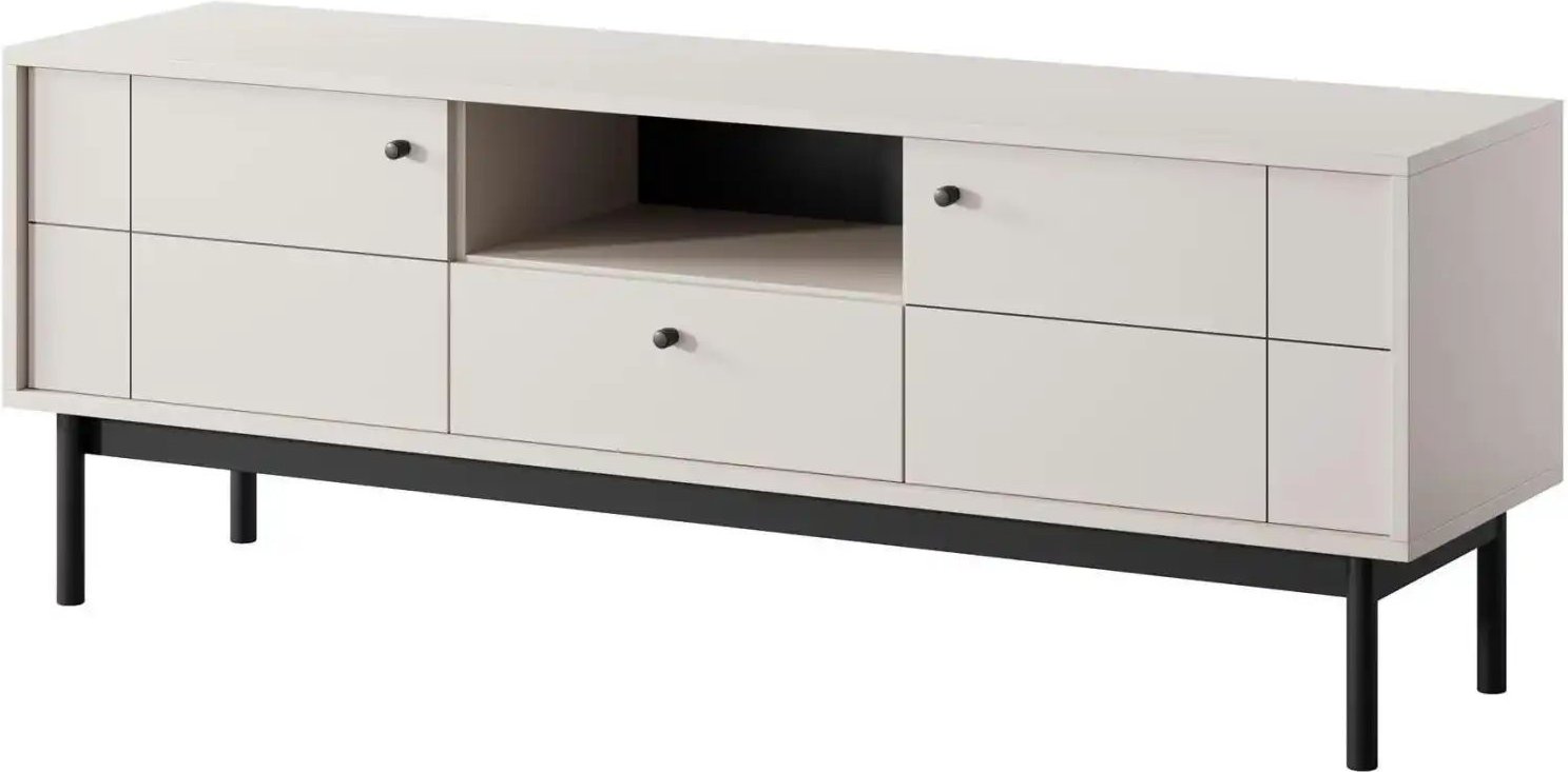Lowboard Panda ¦ beige ¦ Maße (cm): B: 154 H: 57 Kommoden & Sideboards > Lowboards - Höffner