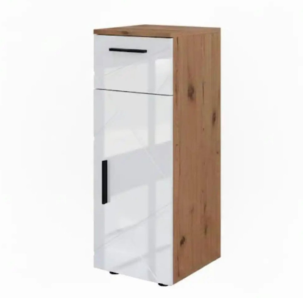 Midischrank ¦ holzfarben ¦ Maße (cm): B: 30 H: 81 Schränke > Badschränke > Bad-Midischränke - Höffner