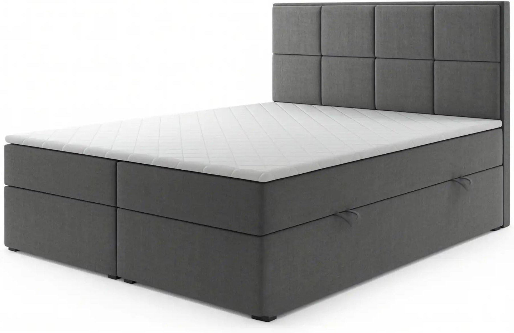 Polsterbett Montana 2 ¦ grau ¦ Maße (cm): B: 183 H: 120 Betten > Polsterbetten - Höffner