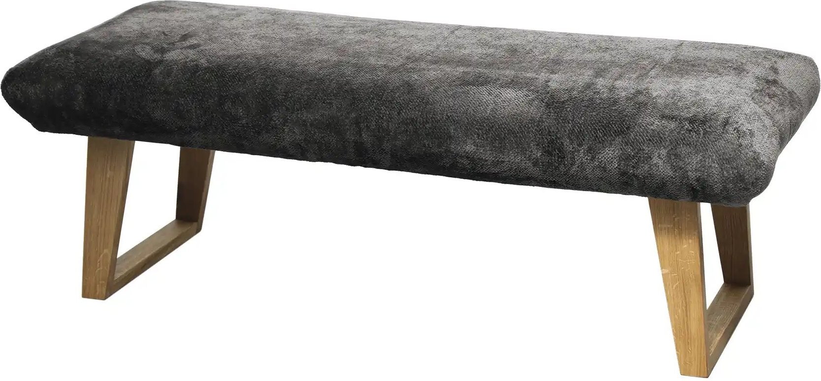 Woodford Polsterbank ohne Rücken Colette ¦ grau ¦ Maße (cm): B: 160 H: 50 T: 50.0 Bänke > Einzelbänke - Höffner