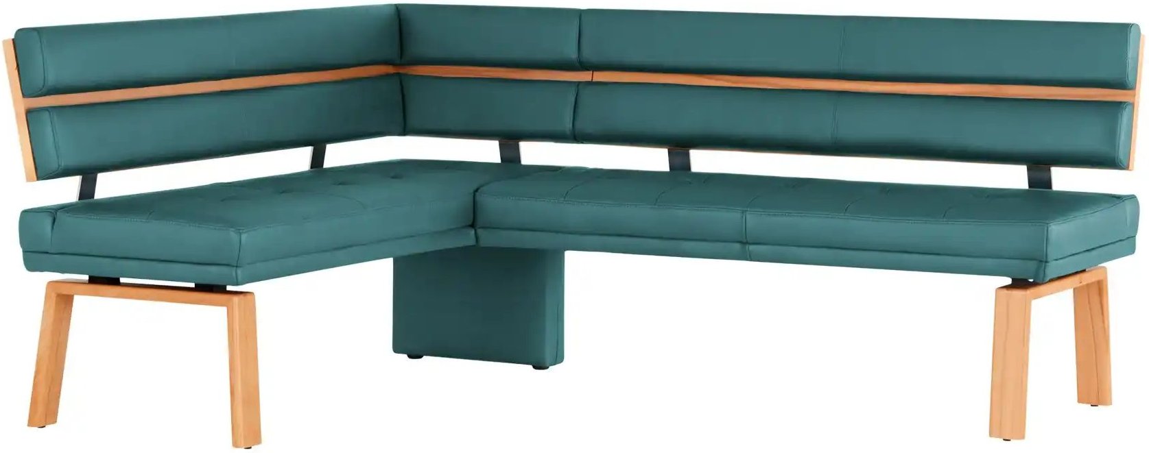 Eckbank Leder Canto III ¦ blau ¦ Maße (cm): H: 88 Bänke > Eckbänke - Höffner