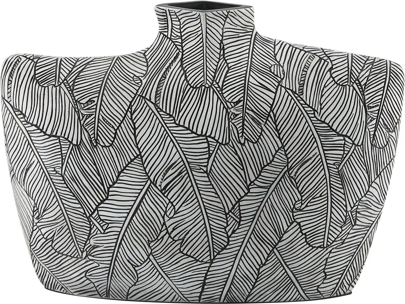 HOME STORY Dekovase ¦ schwarz ¦ Polyresin (Kunstharz) ¦ Maße (cm): B: 39,5 H: 28 T: 14.0 Accessoires > Vasen - Höffner