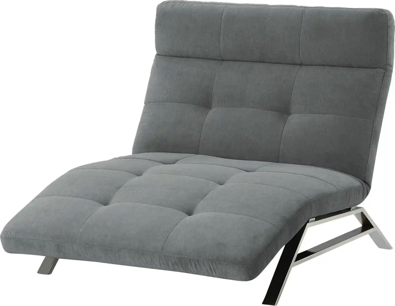 Relaxliege Riva ¦ grau ¦ Maße (cm): B: 120 H: 113 T: 198.0 Polstermöbel > Relaxliegen - Höffner