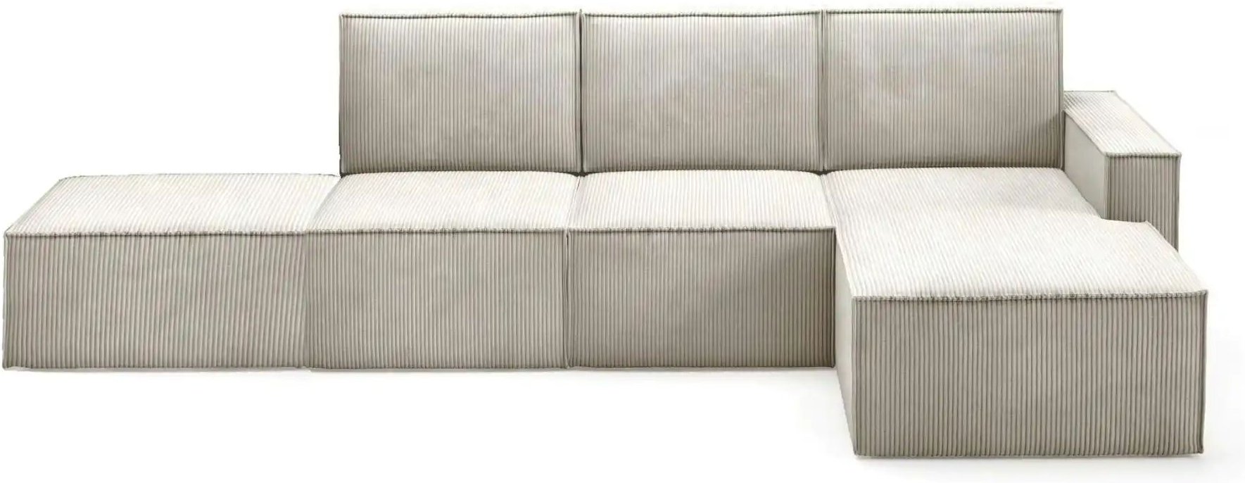 Ecksofa mit Pouf Orto ¦ beige ¦ Maße (cm): B: 329 H: 93 Polstermöbel > Sofas > Ecksofas - Höffner