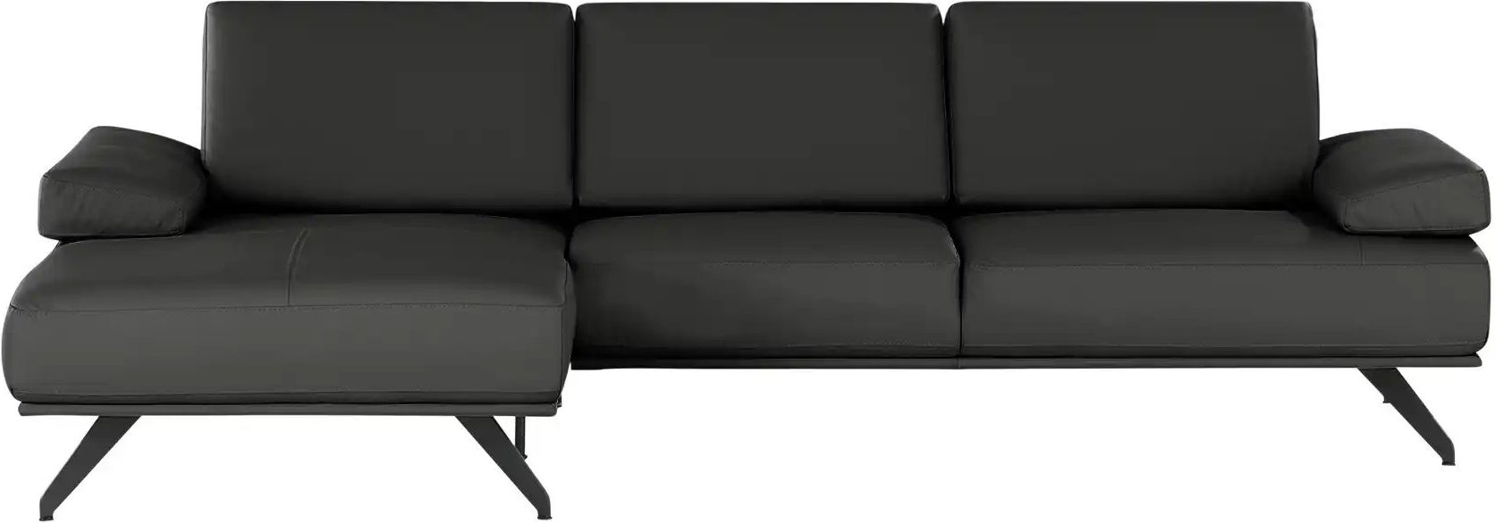 SOHO Ecksofa  Gemma ¦ schwarz ¦ Maße (cm): B: 282 H: 84 T: 166.0 Polstermöbel > Sofas > 3-Sitzer - Höffner