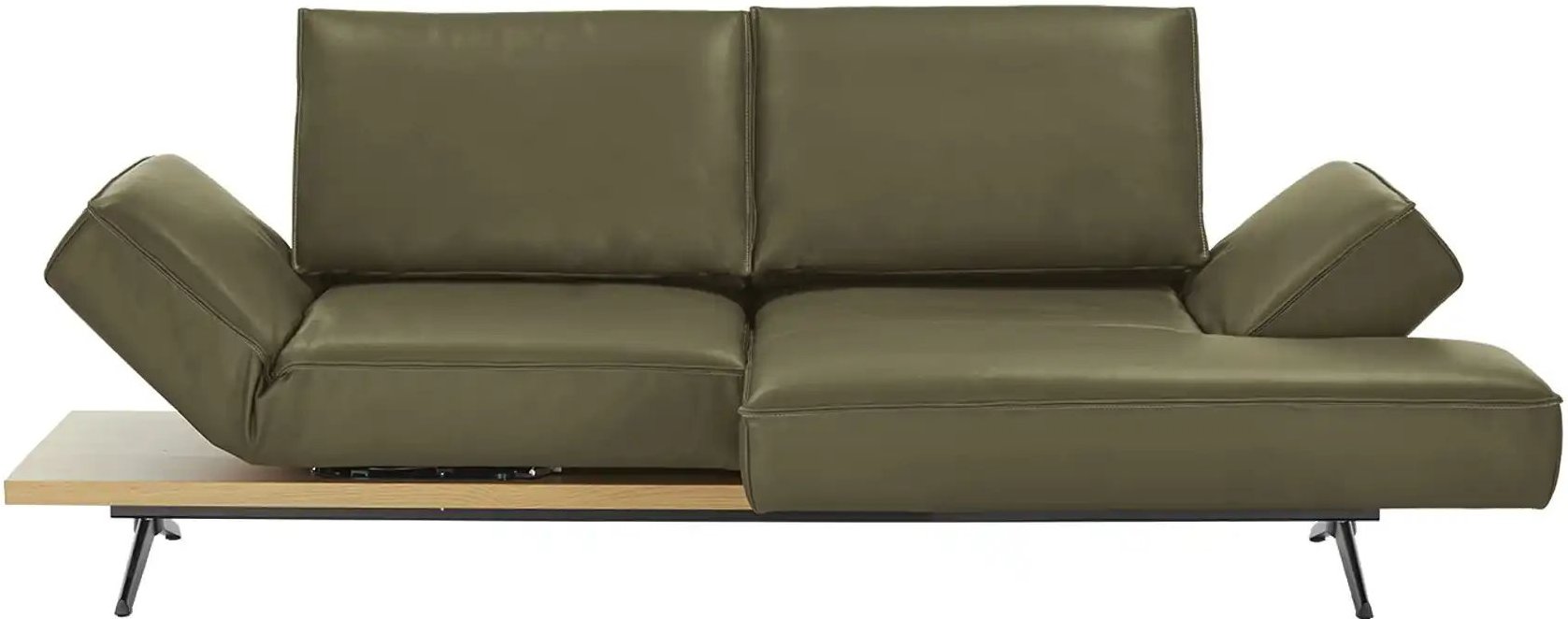 Thumbnail - KOINOR Ecksofa Echtleder Phoenix ¦ grün ¦ Maße (cm): B: 240 H: 116 T: 132.0 Polstermöbel > Sofas > Ecksofas - Höffner
