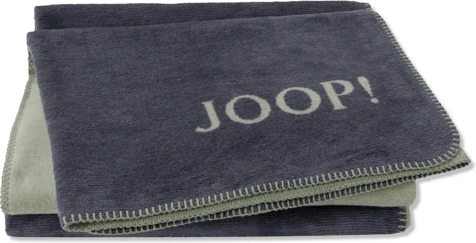 JOOP! Wohndecke Melange Doubleface ¦ blau ¦ Baumwollmischgewebe ¦ Maße (cm): B: 150 H: 1 Dekokissen & Decken > Kuschel...