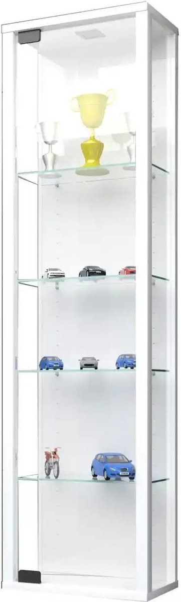 Hängevitrine Stano ¦ weiß ¦ Maße (cm): B: 33 H: 113 T: 18.0 Schränke > Hängeschränke - Höffner