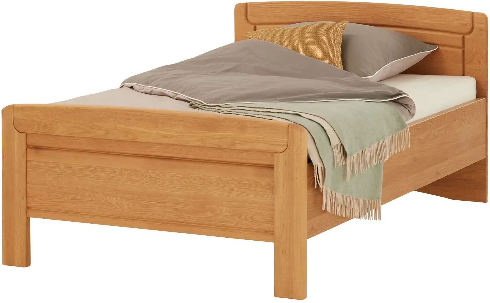 Woodford Komfortbett teilmassiv Kiruna ¦ holzfarben ¦ Maße (cm): B: 129 H: 89 Betten > Bettgestelle - Höffner