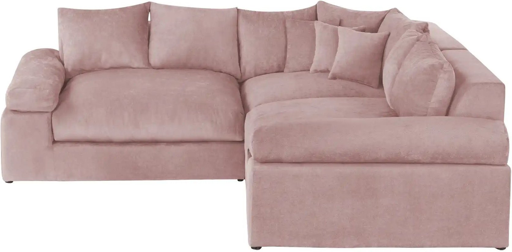 smart Ecksofa  Lionore ¦ rosa/pink ¦ Maße (cm): B: 256 H: 86 T: 256.0 Polstermöbel > Sofas > Ecksofas - Höffner