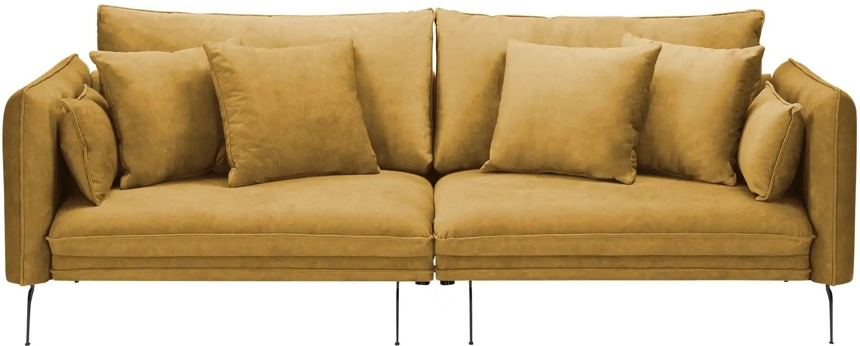 smart Einzelsofa Volma ¦ gelb ¦ Maße (cm): B: 262 H: 79 T: 114.0 Polstermöbel > Sofas > 2-Sitzer - Höffner