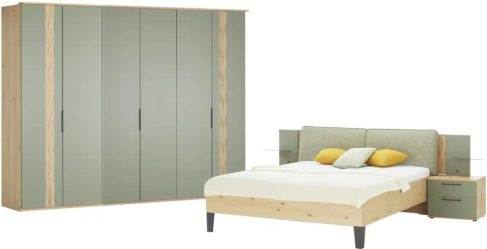 Komplett-Schlafzimmer Callao ¦ grau Komplett-Schlafzimmer - Höffner