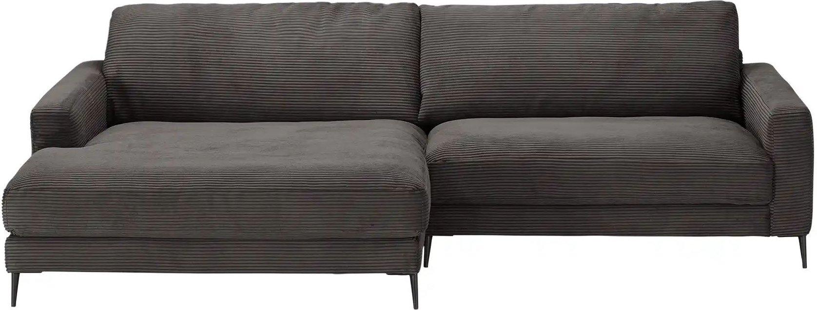 Gray & Jones Cord-Sofa CAP FERRAT 1.2 ¦ grau ¦ Maße (cm): B: 272 H: 84 T: 190.0 Polstermöbel > Sofas > Ecksofas - Höffn...