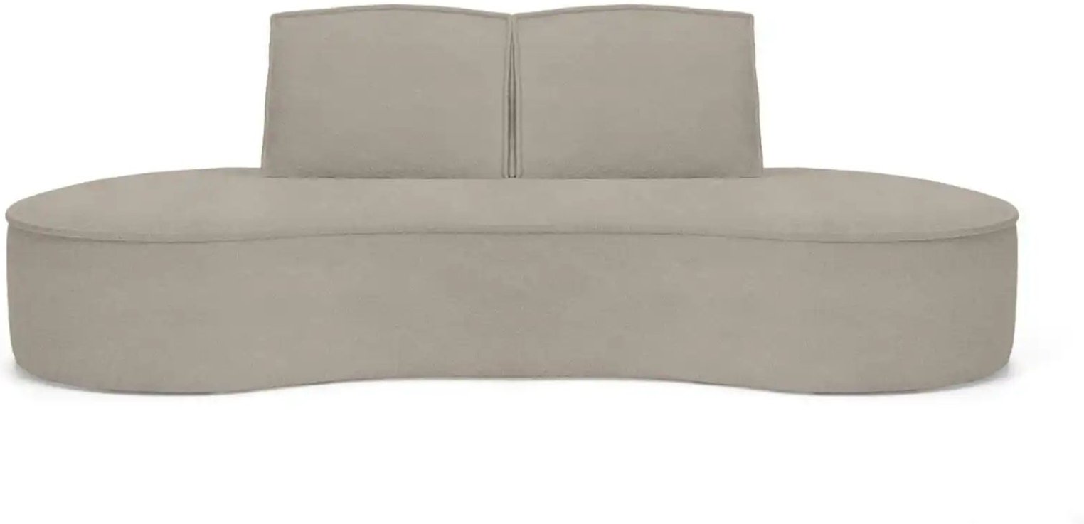 Einzelsofa Flow ¦ beige ¦ Maße (cm): B: 234 H: 88 Polstermöbel > Sofas > 3-Sitzer - Höffner