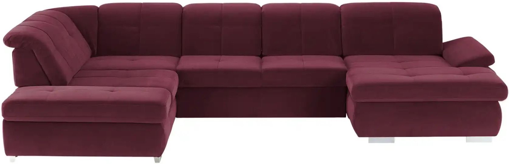 Lounge Collection Wohnlandschaft Mikrofaser Affair ¦ rot ¦ Maße (cm): B: 371 H: 100 T: 260.0 Polstermöbel > Sofas > Woh...