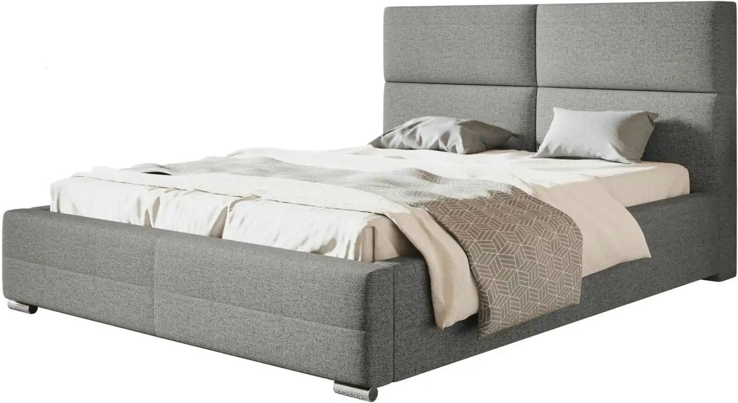 Polsterbett mit Stauraum Sale ¦ grau ¦ Maße (cm): B: 200 H: 104 Betten > Polsterbetten - Höffner