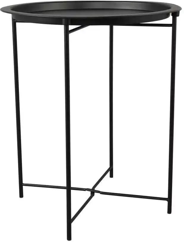 Beistelltisch Carolina ¦ schwarz Ø: 43 Tische > Beistelltische > Beistelltische ohne Rollen - Höffner