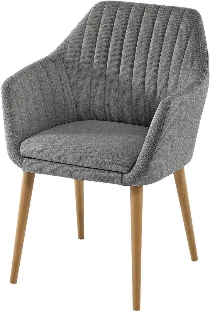 Woodford Armlehnstuhl Shell ¦ grau ¦ Maße (cm): B: 59 H: 86 T: 61.0 Stühle > Küchenstühle > Küchenstühle mit Armlehnen ...