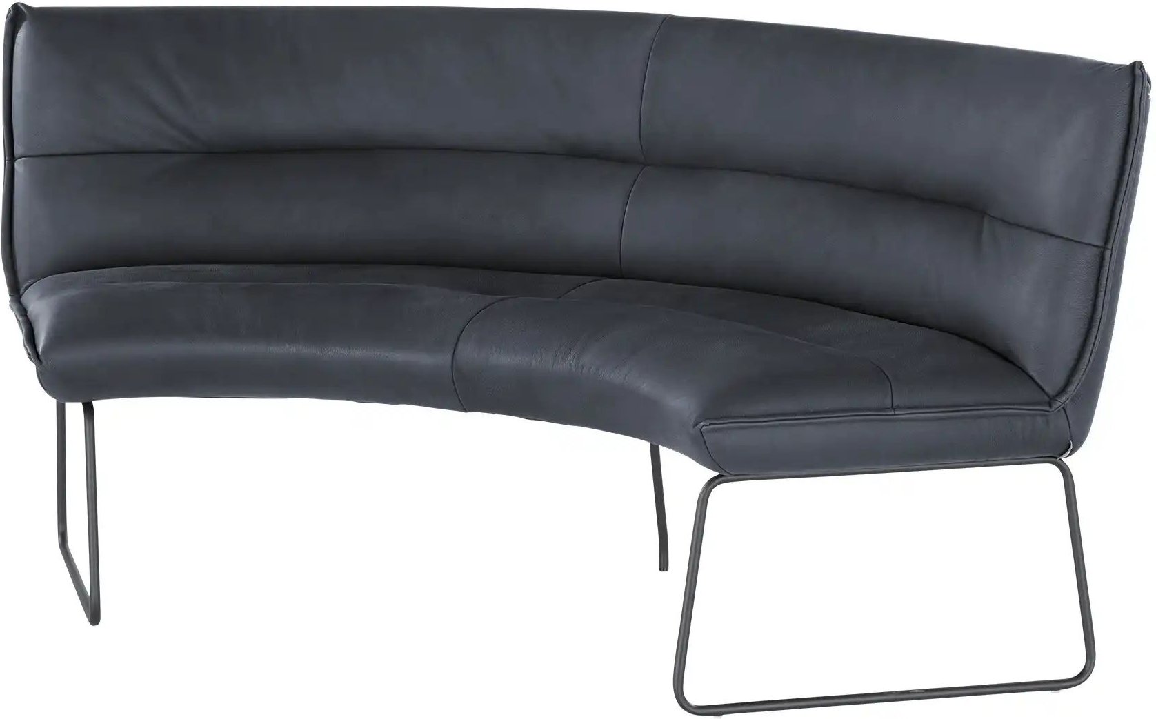 KOINOR Rundbank Leder Essay ¦ blau ¦ Maße (cm): B: 194 H: 89 T: 92.0 Bänke > Einzelbänke - Höffner