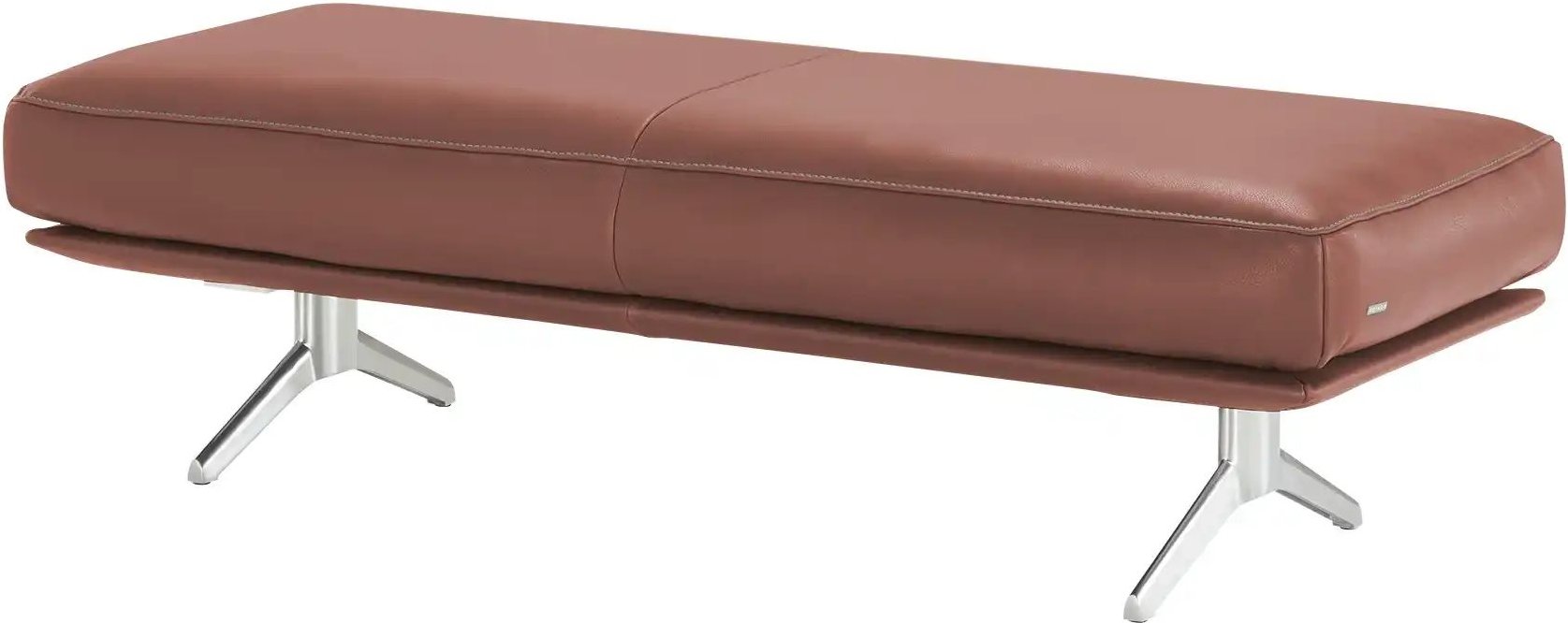 KOINOR Hockerbank Hiero ¦ rot ¦ Maße (cm): B: 150 H: 45 T: 60.0 Polstermöbel > Hocker - Höffner