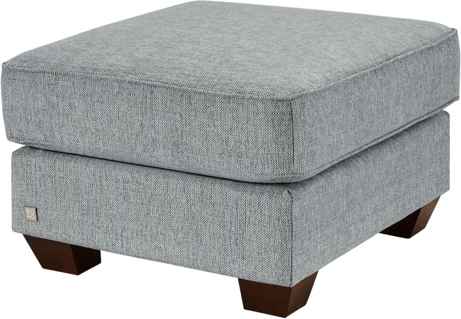 SOHO Hocker Franka ¦ grau ¦ Maße (cm): B: 75 H: 42 T: 62.0 Polstermöbel > Hocker - Höffner