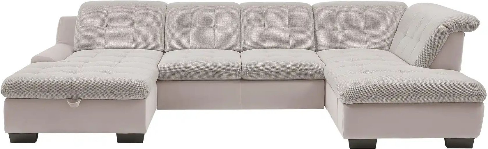 Lounge Collection Wohnlandschaft  Davinci ¦ beige ¦ Maße (cm): B: 346 H: 104 T: 195.0 Polstermöbel > Sofas > Wohnlandsch...