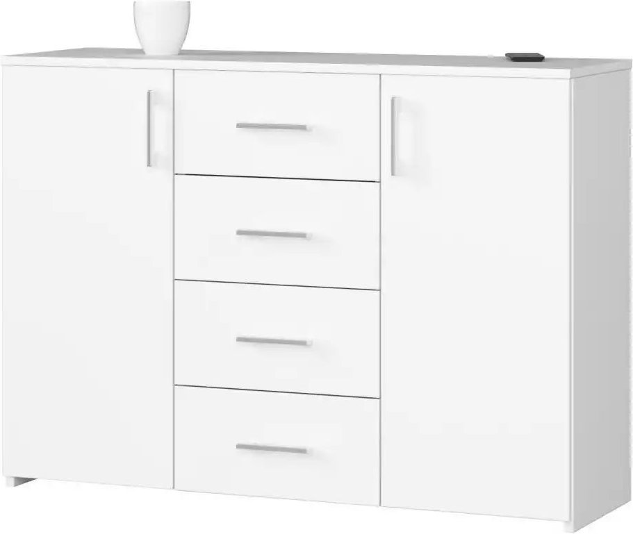 Sideboard 110 cm breit Kiara ¦ weiß ¦ Maße (cm): B: 110 H: 80 Kommoden & Sideboards > Sideboards - Höffner