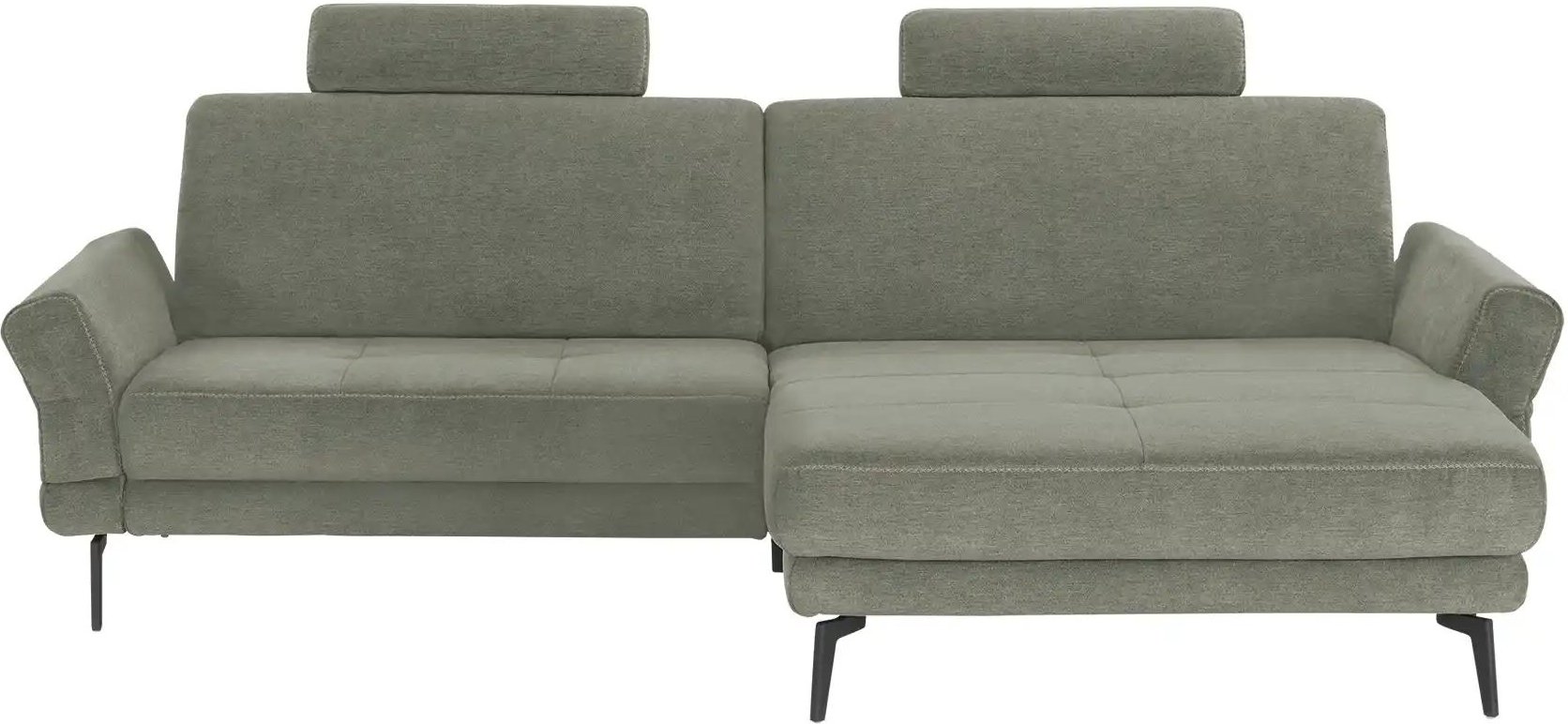 meinSofa Ecksofa Mike ¦ grau ¦ Maße (cm): B: 251 H: 89 T: 208.0 Polstermöbel > Sofas > 3-Sitzer - Höffner