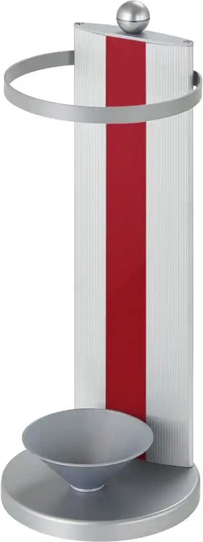 Schirmständer Juno ¦ rot ¦ Metall ¦ Maße (cm): B: 26 H: 62 T: 26.0 Aufbewahrung > Zeitungsständer & Schirmständer - Höf...