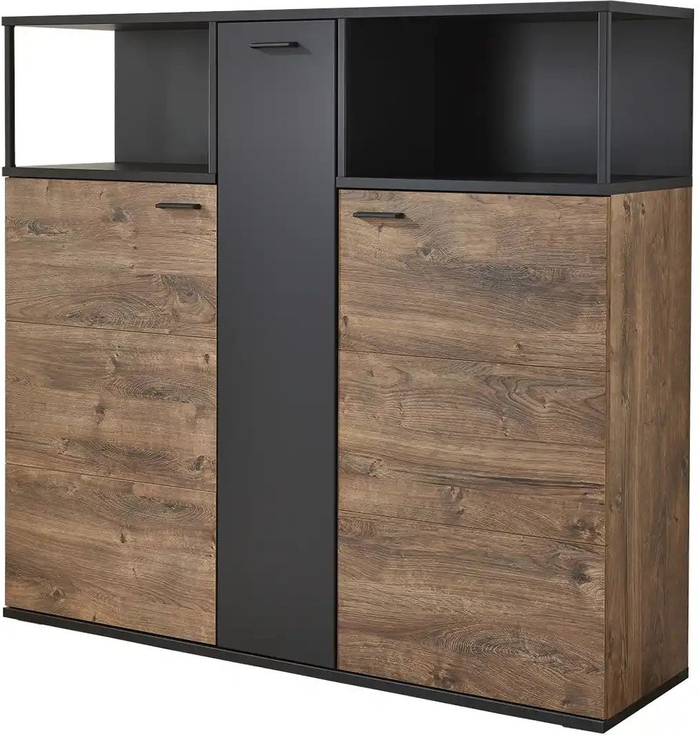 Thumbnail - uno Highboard Bacoor ¦ holzfarben ¦ Maße (cm): B: 150 H: 140 T: 44.0 Kommoden & Sideboards > Highboards - Höffner
