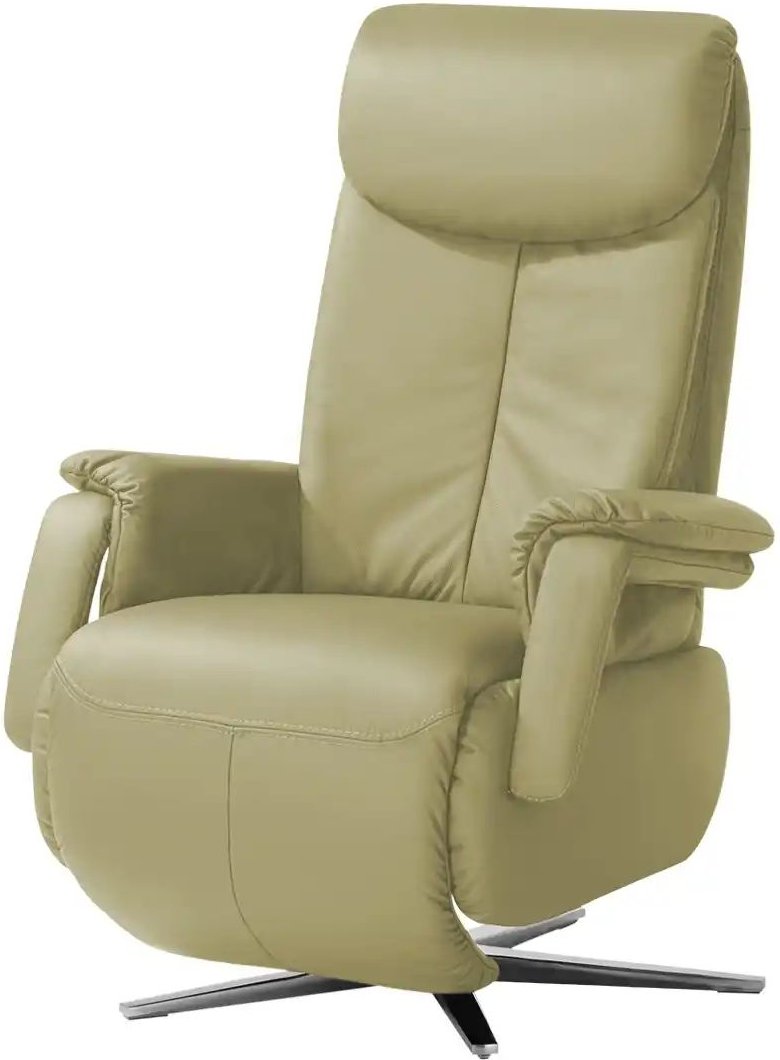 Polstermöbel Oelsa TV-Sessel aus Echtleder Mambo ¦ grün ¦ Maße (cm): B: 82 H: 112 T: 88.0 Polstermöbel > Sessel > Fernse...