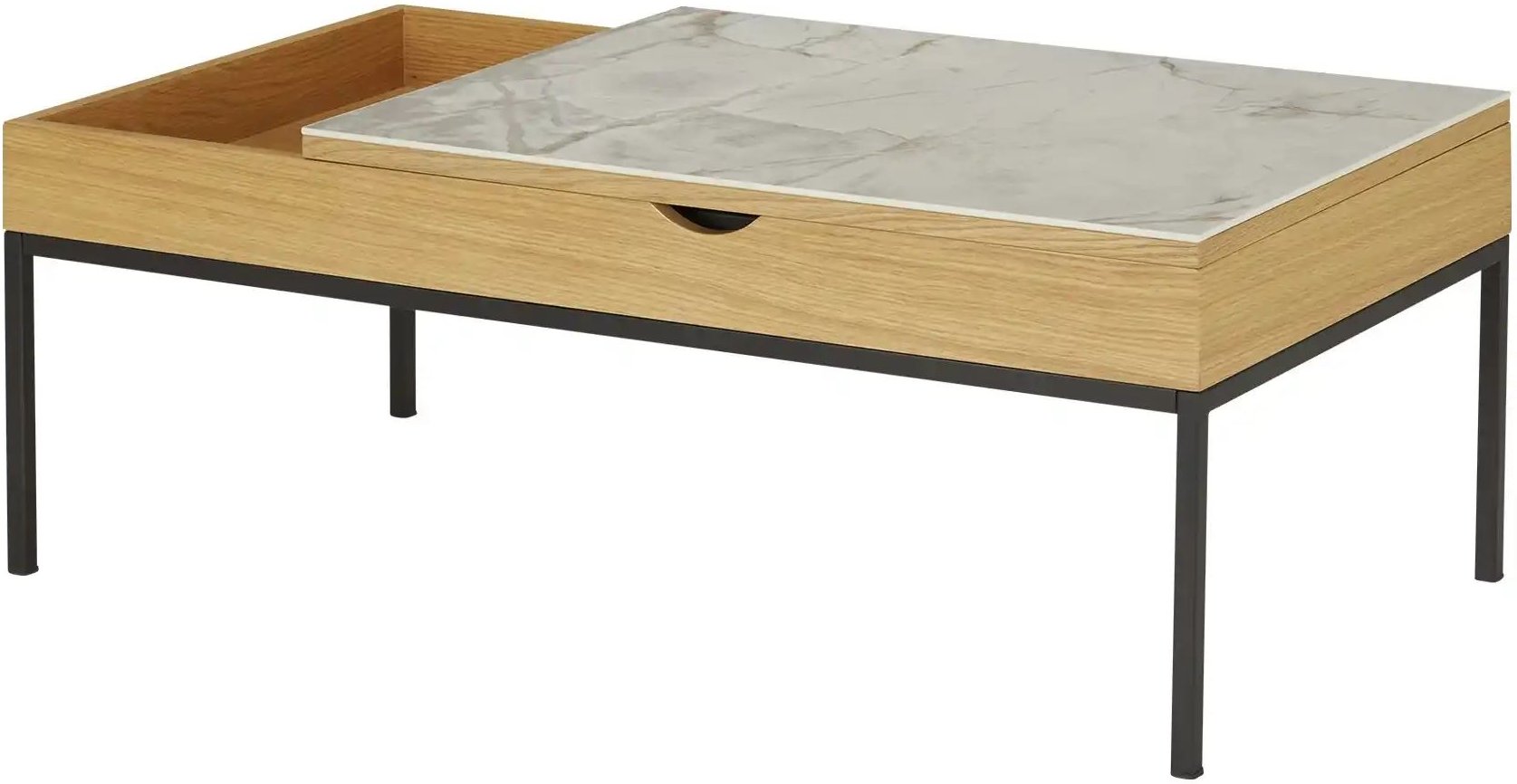 Thumbnail - Jette Home Funktionscouchtisch Assistance ¦ holzfarben ¦ Maße (cm): B: 59 H: 40 Tische > Couchtische > Couchtische höh...