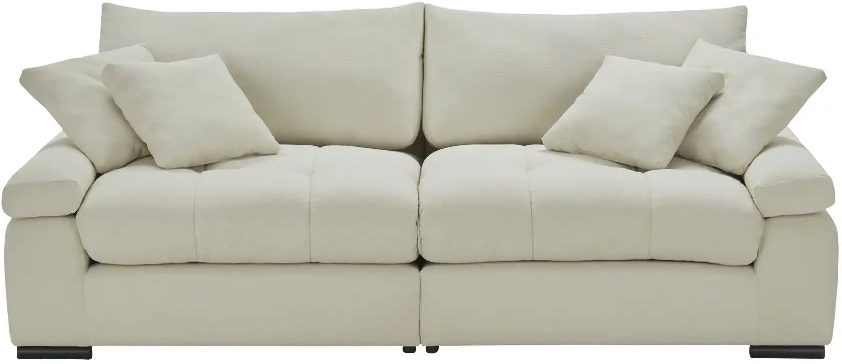 bobb Big Sofa  Hella ¦ beige ¦ Maße (cm): B: 262 H: 96 T: 140.0 Polstermöbel > Sofas > 2-Sitzer - Höffner