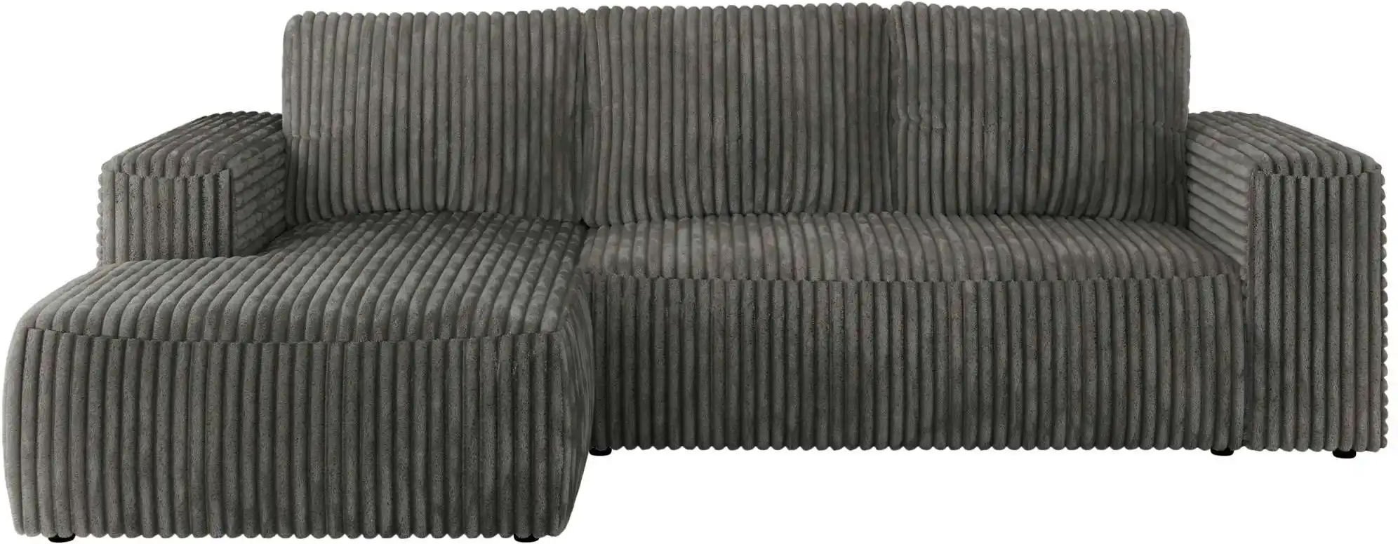 Ecksofa Beige mit Schlaffunktion Trentino ¦ grau ¦ Maße (cm): B: 266 H: 89 Polstermöbel > Sofas > Ecksofas - Höffner