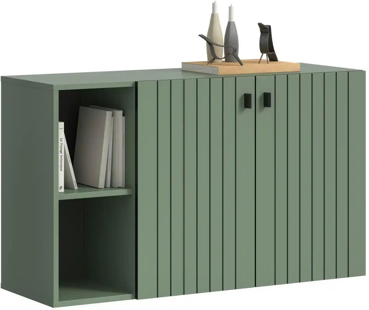 Schuhschrank ¦ grün ¦ Maße (cm): B: 106 H: 63 Garderoben & Kleiderstangen > Garderoben Schuhschränke - Höffner