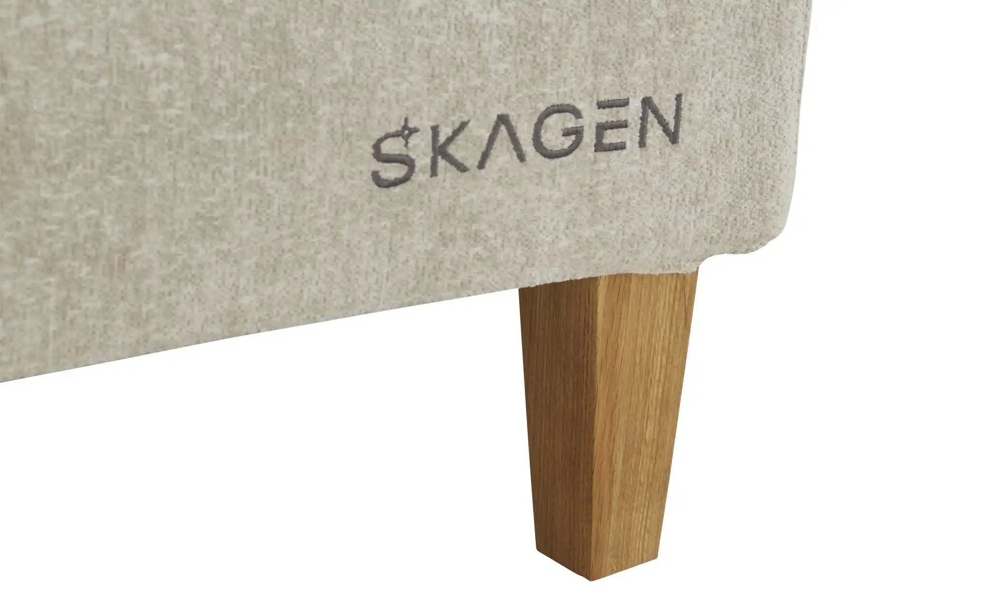 SKAGEN STUDIO Boxspringbett Voodie ¦ beige ¦ Maße (cm): B: 202 H: 107 Betten > Boxspringbetten - Höffner