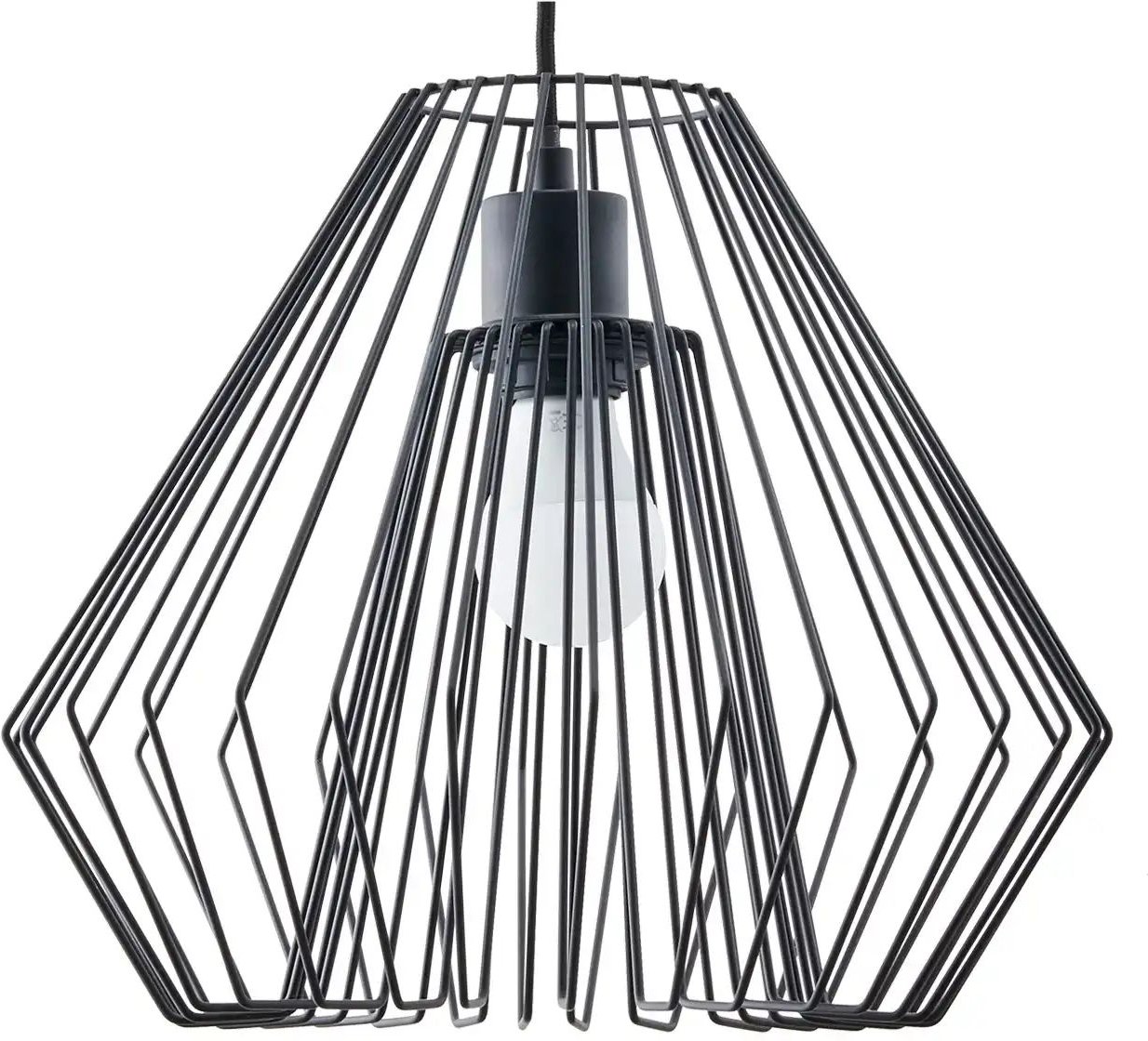 KHG Pendelleuchte 1-flammig schwarz ¦ schwarz ¦ Maße (cm): H: 120 Ø: 35 Lampen & Leuchten > Hängeleuchten - Höffner