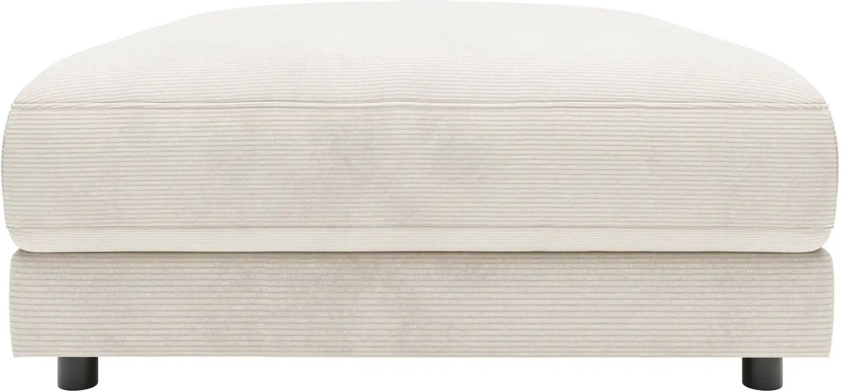 Thumbnail - Jette Home Element Hocker in Feincord Sila ¦ weiß ¦ Maße (cm): B: 100 H: 43 T: 127.0 Polstermöbel > Sofas > Modulsofas -...