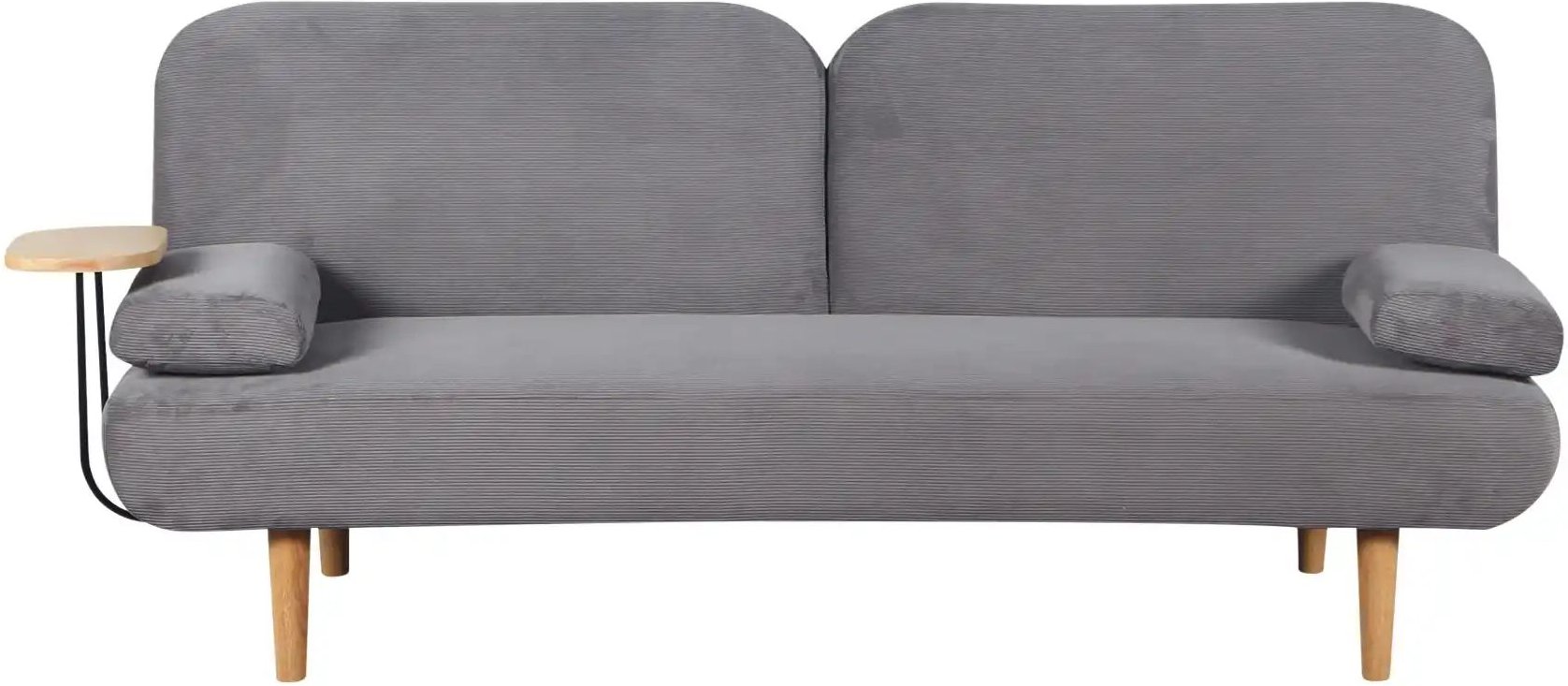 Schlafsofa Judika ¦ grau ¦ Maße (cm): B: 204 H: 81 T: 90.0 Polstermöbel > Sofas > 3-Sitzer - Höffner