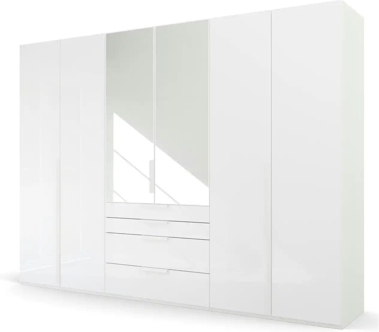 Drehtürenschrank Port Talbot ¦ weiß ¦ Maße (cm): B: 301 H: 223 Schränke > Kleiderschränke > Drehtürenschränke - Höffner