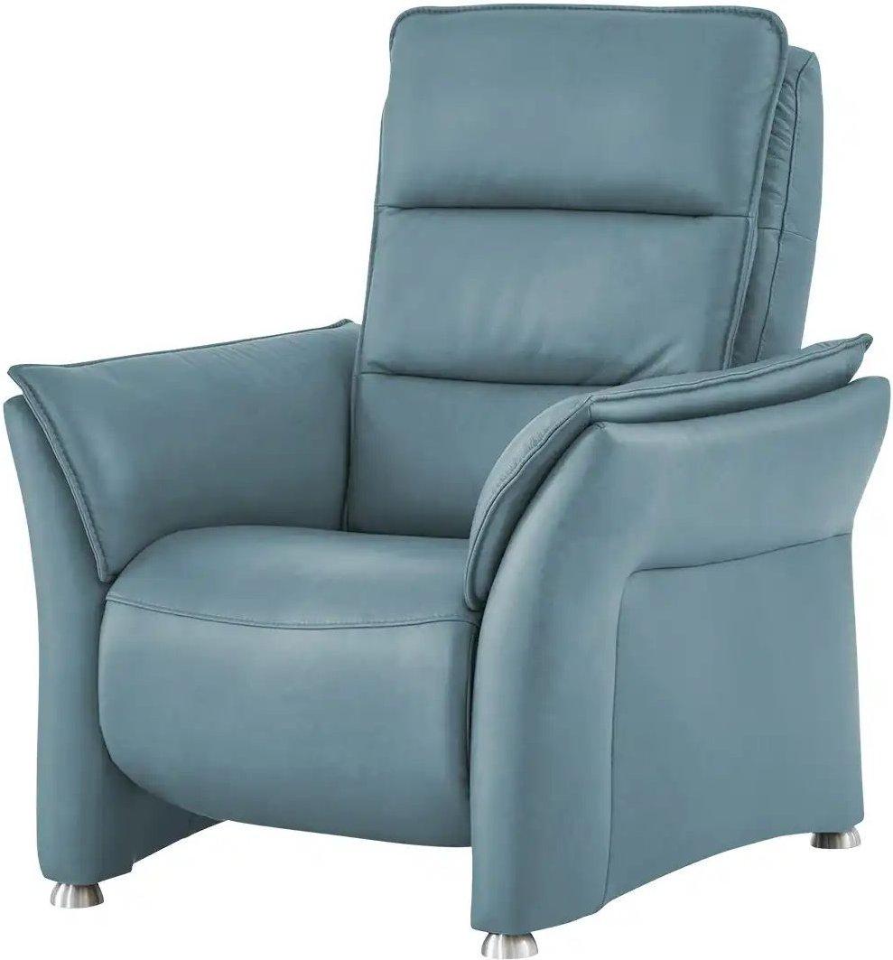 Hukla Sessel Echtleder Corina ¦ blau ¦ Maße (cm): B: 94 H: 112 T: 90.0 Polstermöbel > Sessel > Fernsehsessel - Höffner