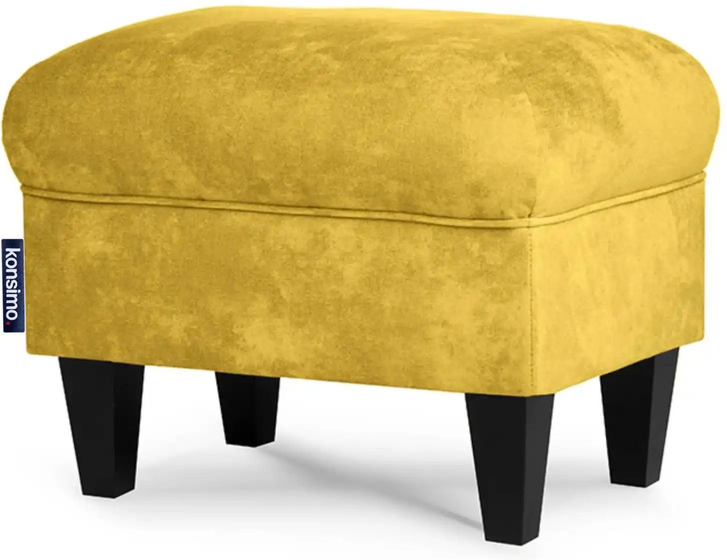 KONSIMO Hocker Miles ¦ gelb ¦ Maße (cm): B: 55 H: 42 Polstermöbel > Hocker - Höffner