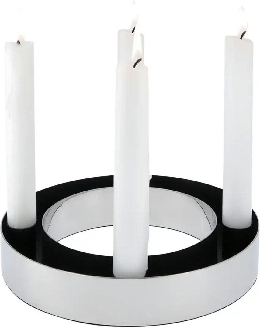 Thumbnail - Kerzenleuchter ¦ silber ¦ Stahl ¦ Maße (cm): H: 4 Ø: 23 Accessoires > Kerzen & Kerzenständer > Kerzenständer - Höffne...