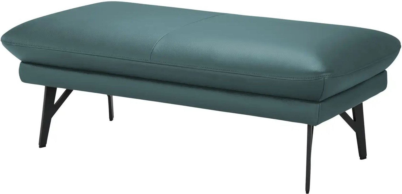 himolla Lederhocker 1928 ¦ türkis/petrol ¦ Maße (cm): B: 121 H: 45 T: 65.0 Polstermöbel > Hocker - Höffner