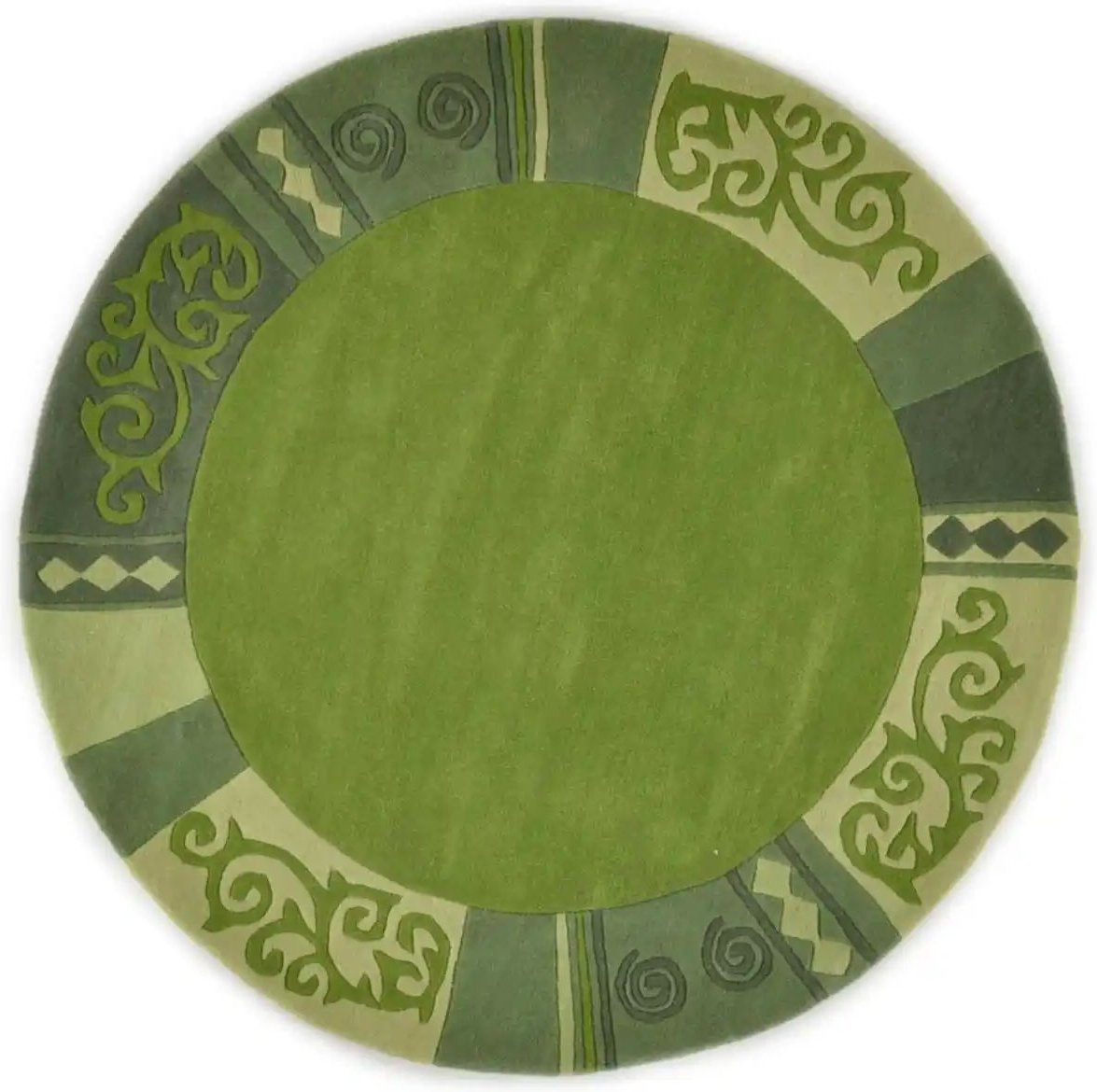 Thumbnail - THEKO Teppich ¦ grün ¦ Wolle ¦ Maße (cm): B: 150 H: 1,4 Teppiche > Wohnteppiche - Höffner