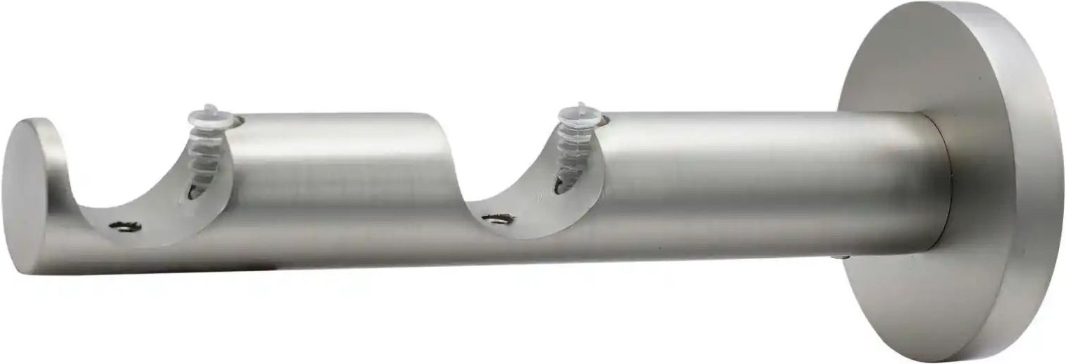 Mydeco Doppelträger function ¦ silber ¦ Aluminium ¦ Maße (cm): B: 5,3 H: 5,3 Gardinen & Rollos > Gardinenstangen & Zub...