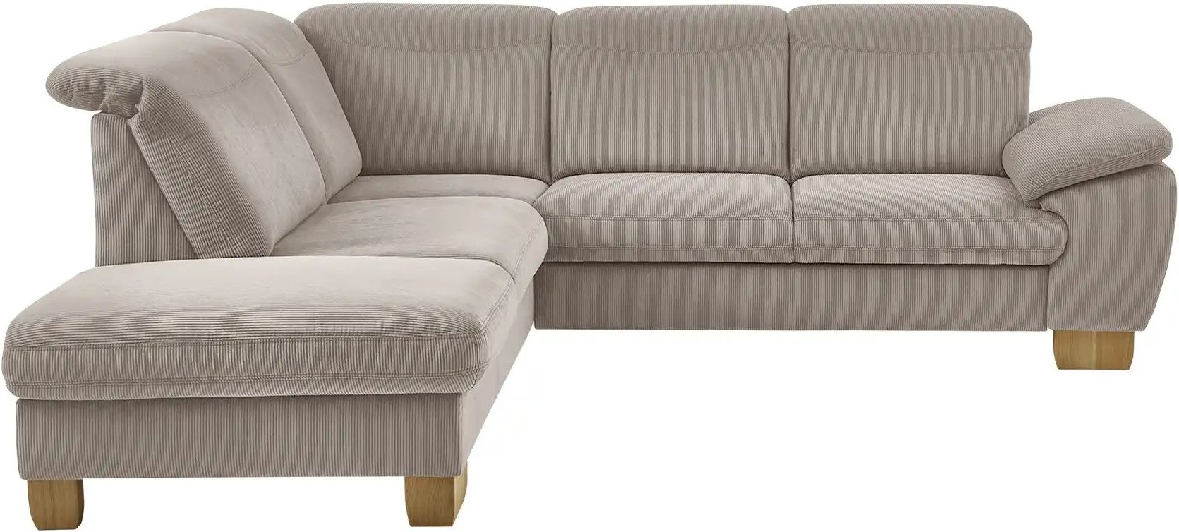 meinSofa Ecksofa Raica-S ¦ grau ¦ Maße (cm): B: 266 H: 91 T: 243.0 Polstermöbel > Sofas > Ecksofas - Höffner